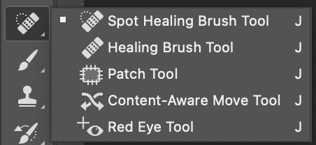 Spot Healing Brush Tool