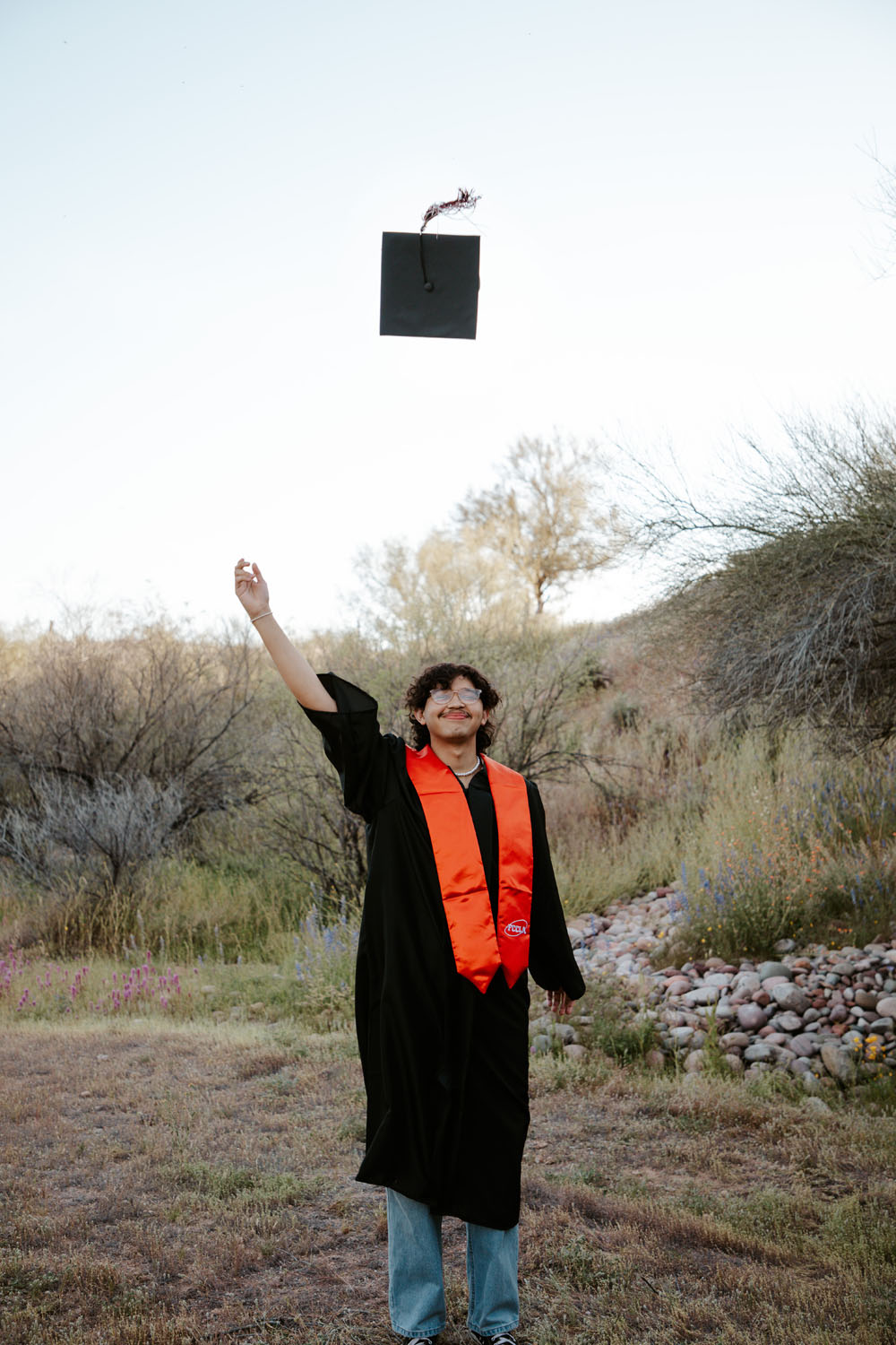 Dadrian celebrating graduation