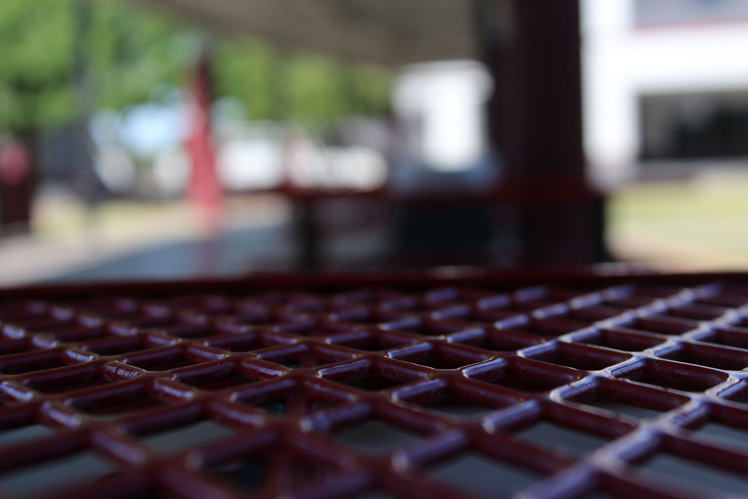 Close up of Picnic Bench