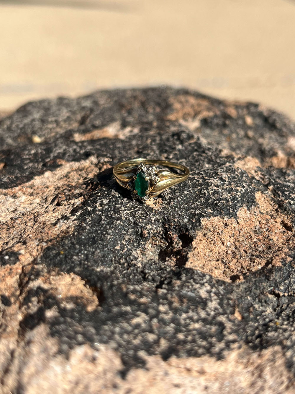 Ring on a rock