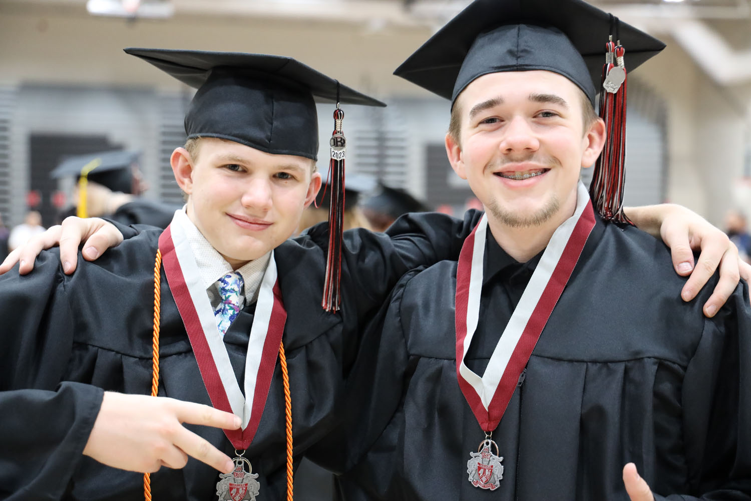 Graduates all smiles