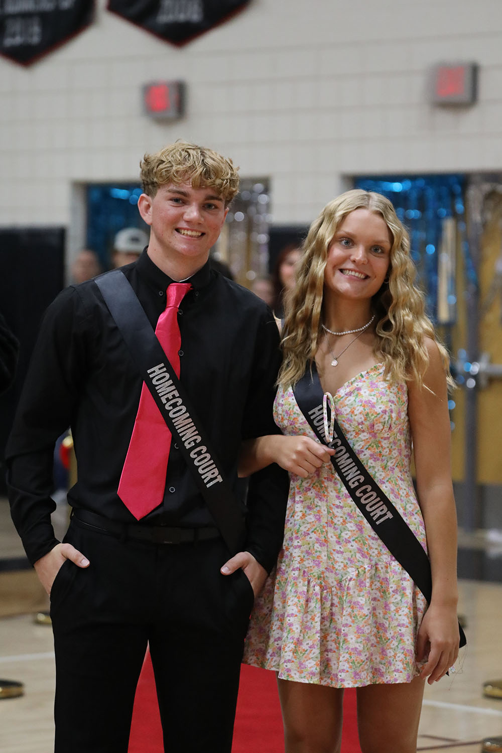 2 students Posing for the camera