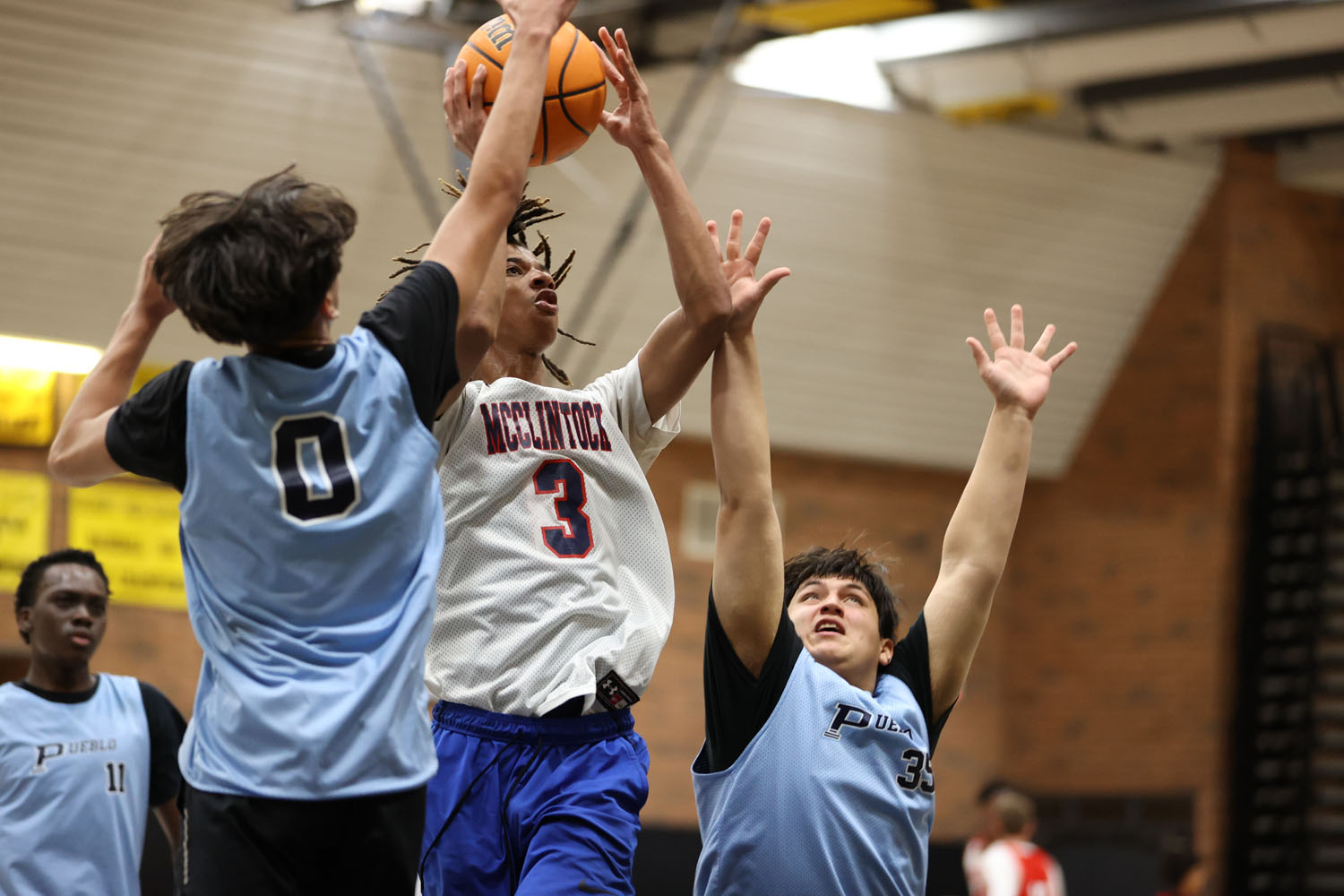 McClintock player going up for the shot