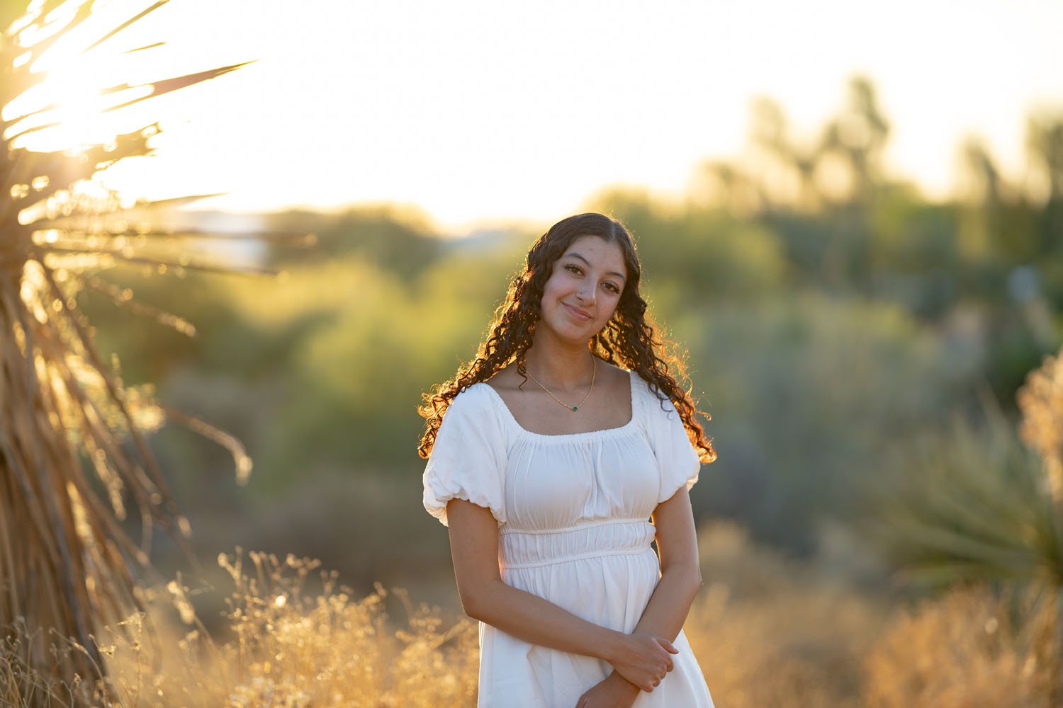 Young lady in sunlight