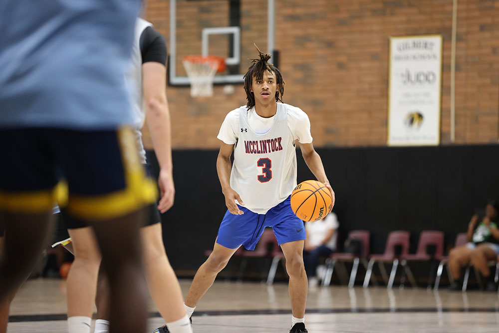 McClintock player running the offense