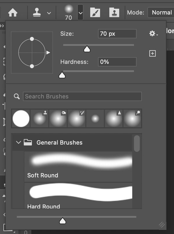 Brush Tool Options