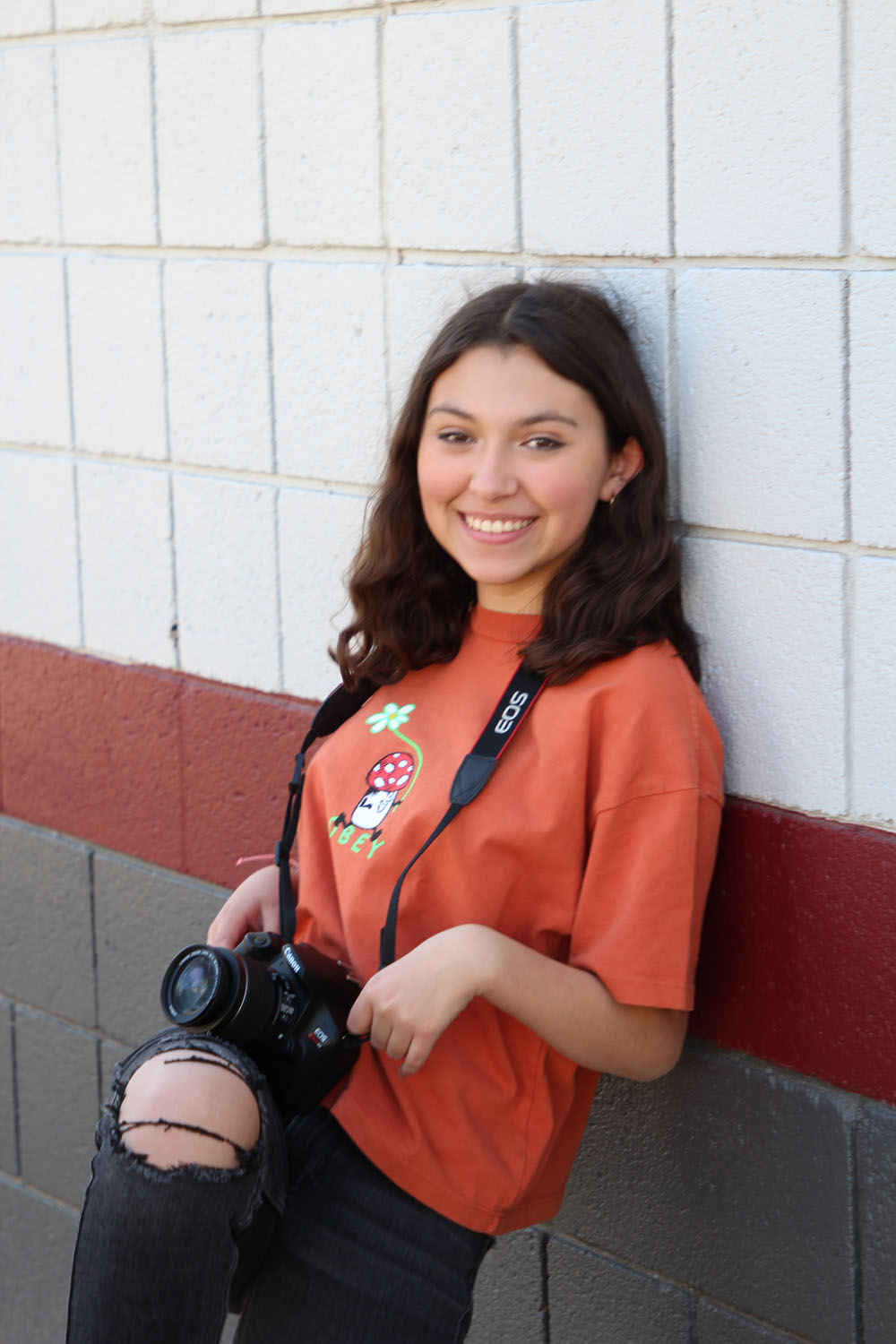 Girl smiling