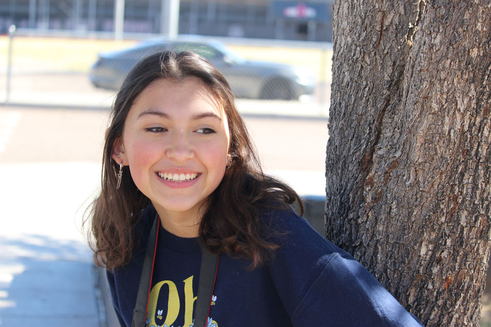 Girl smiling