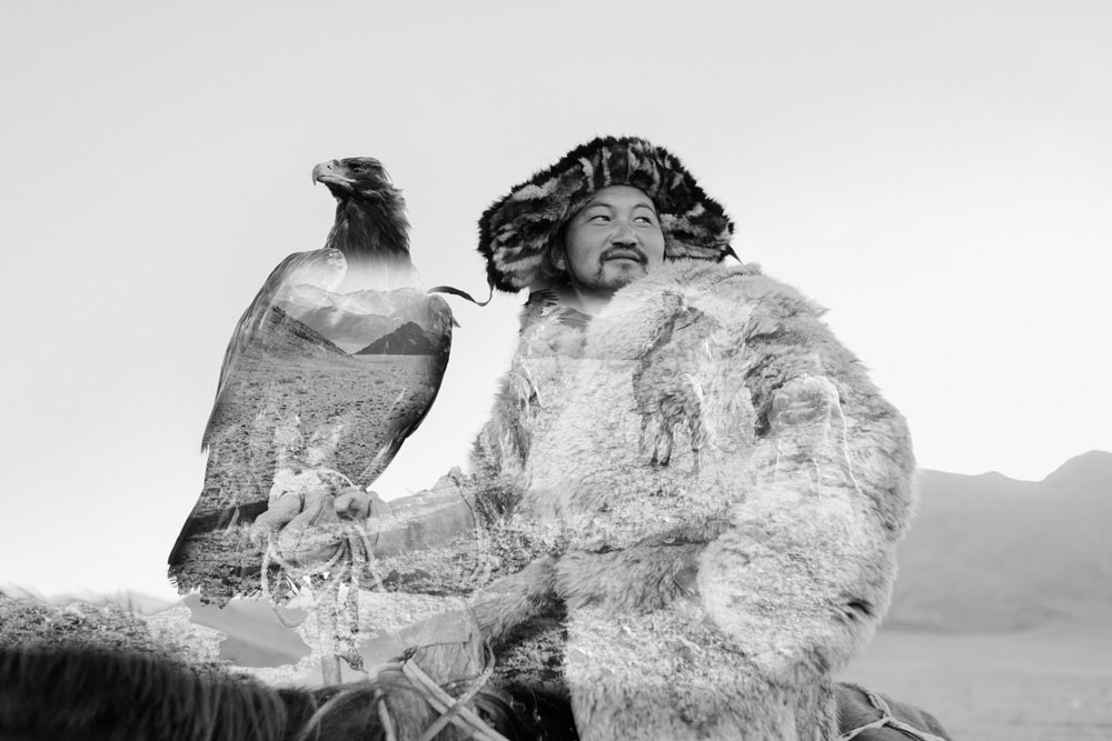 desert exposure on a guy and a hawk