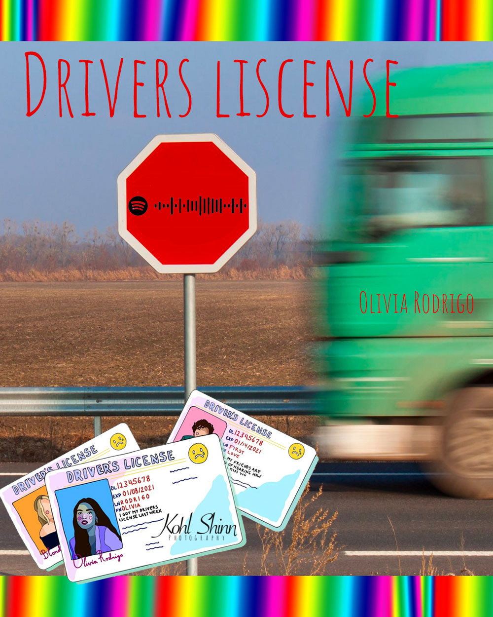 cover for the song drivers liscenes