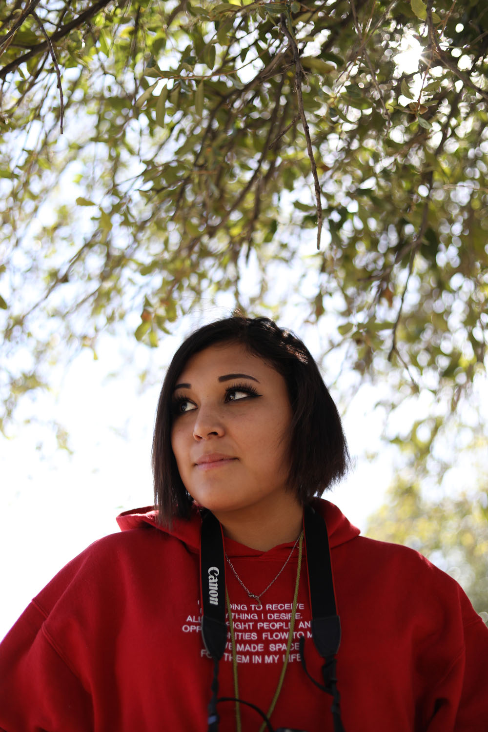 girl with tree