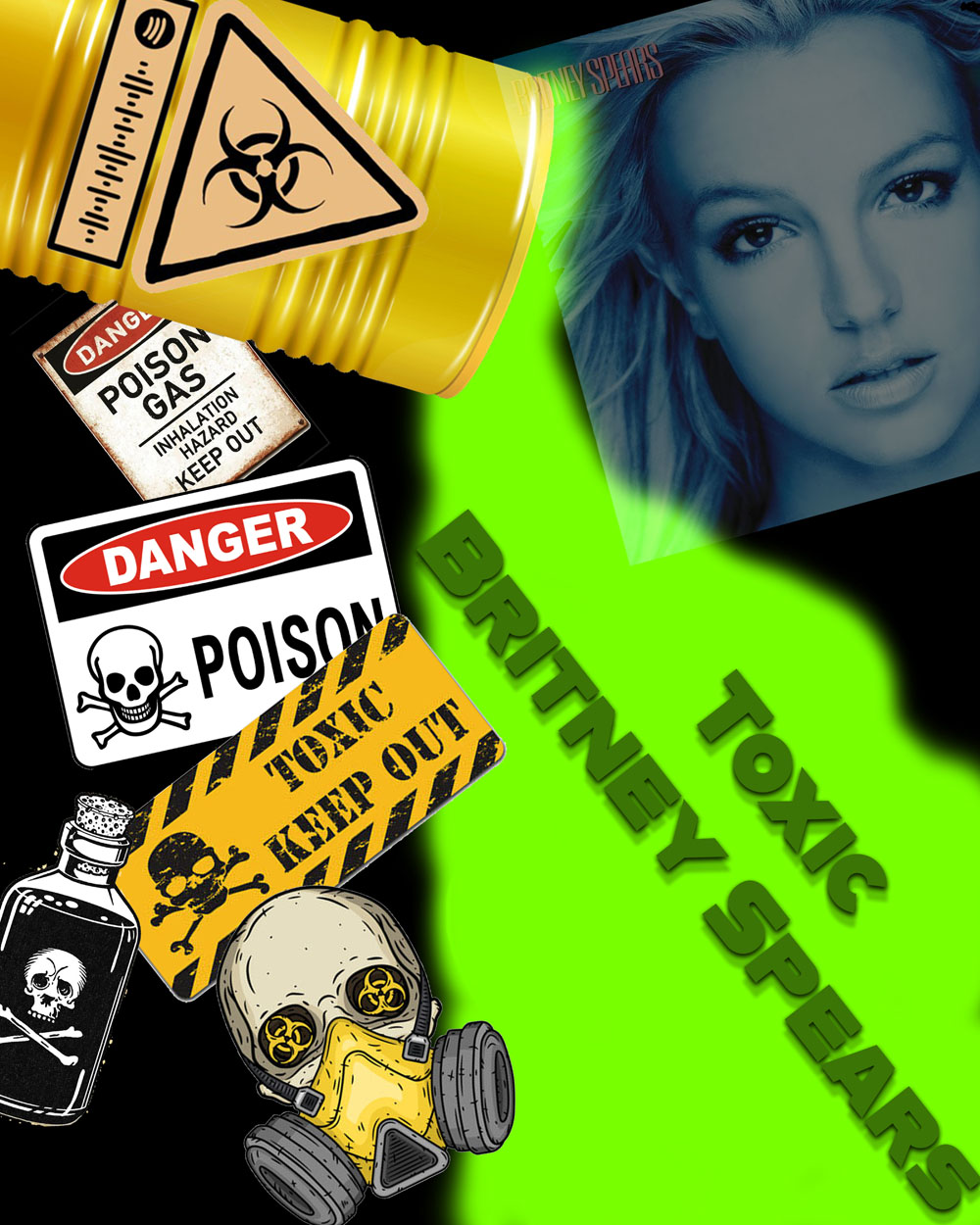 album cover for britney spears toxic