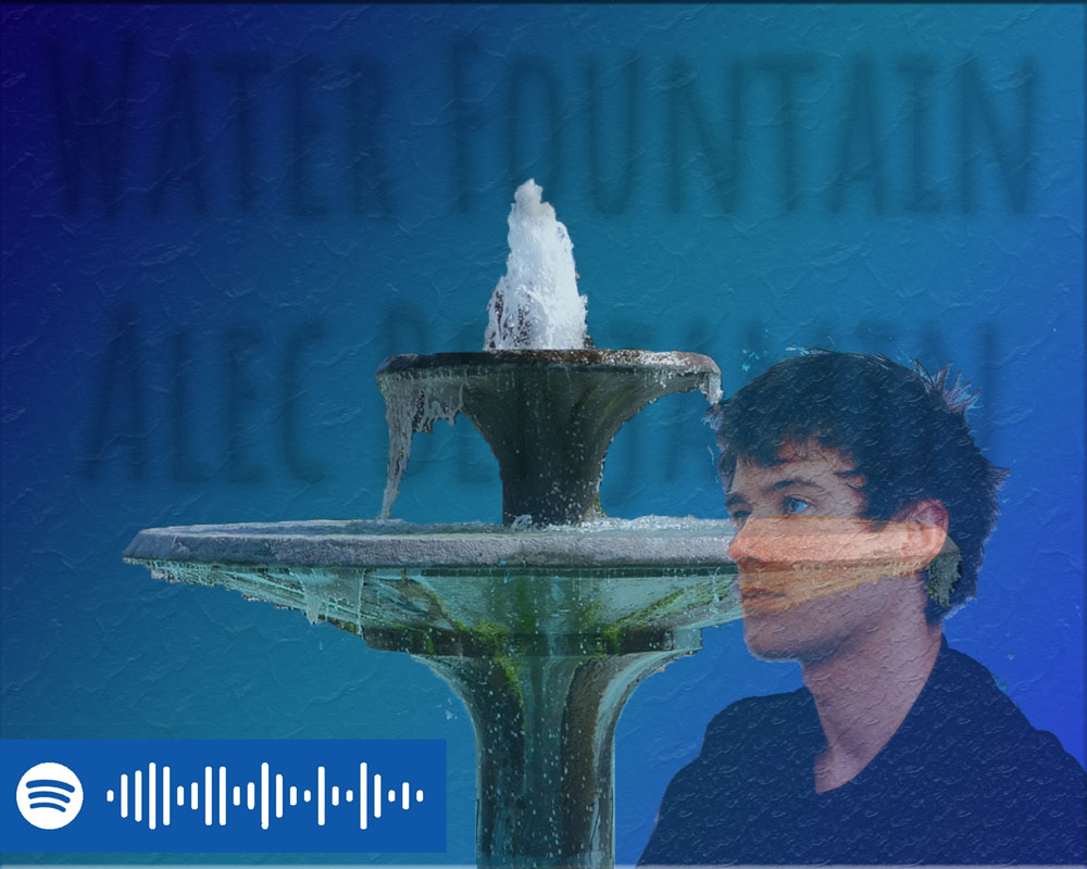 album cover for alec benjamin water fountain