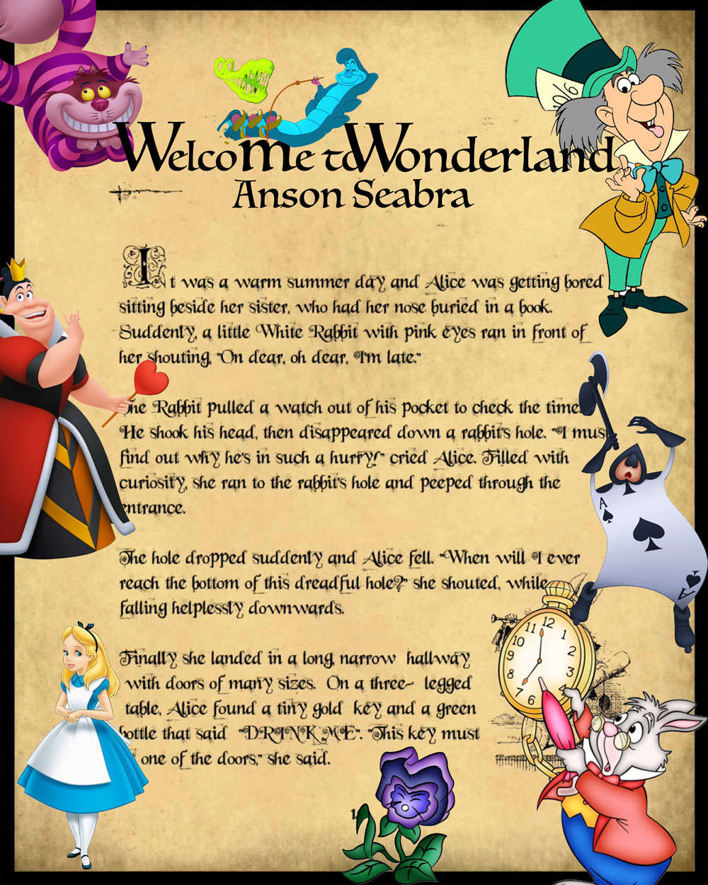 album cover for Anson Seabra welcome to wonderland