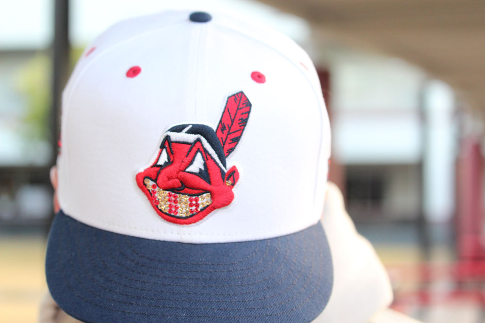 indians hat bling