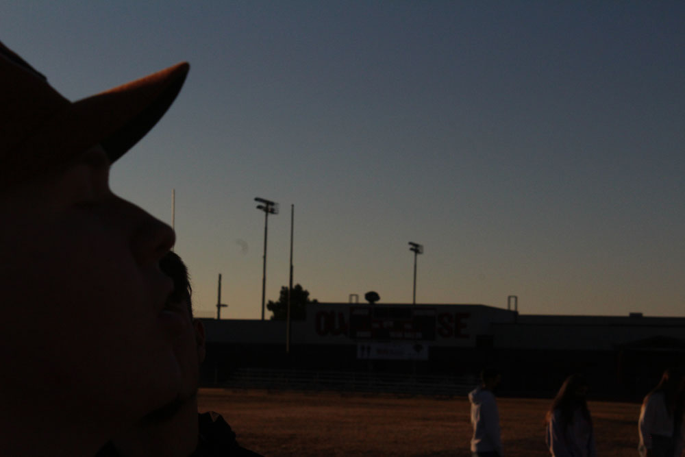 jake shadow in the sunrise