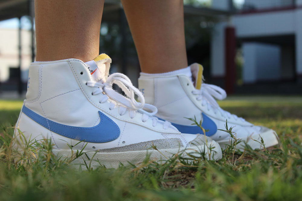 Low Picture of Blazers in Grass