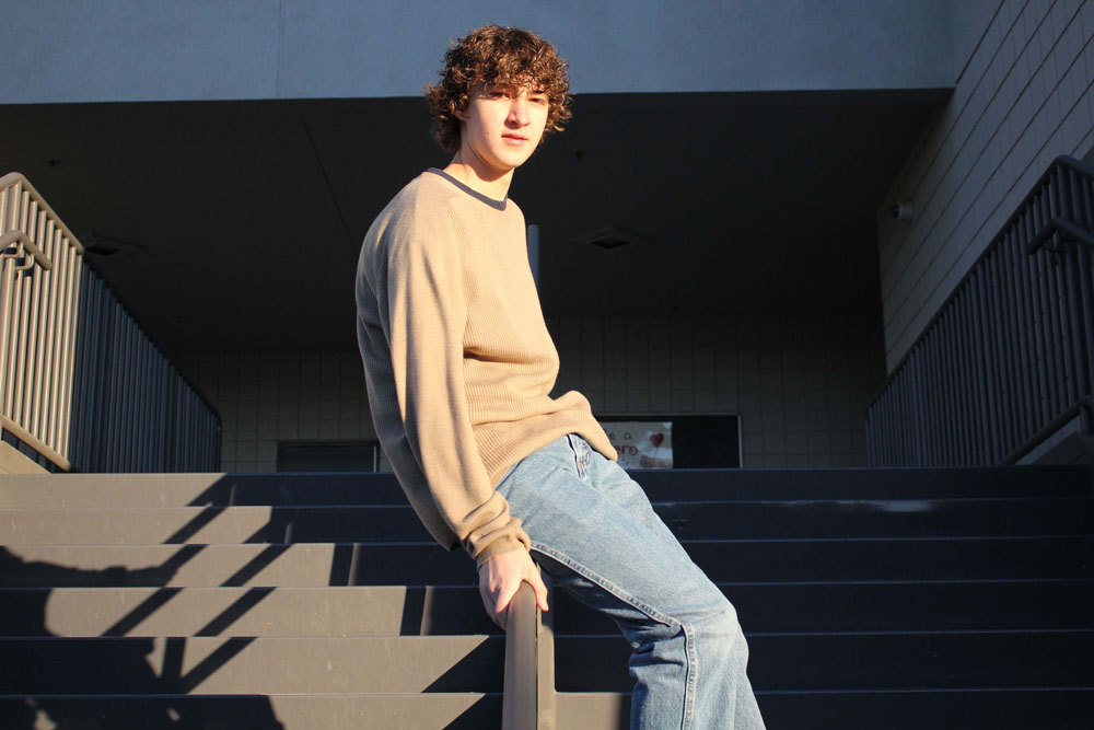 Borba Sliding Down Stairwell