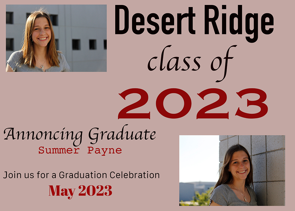 graduation announcement