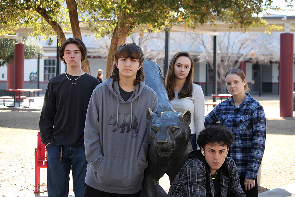 Group Picture Next to the Jaguar