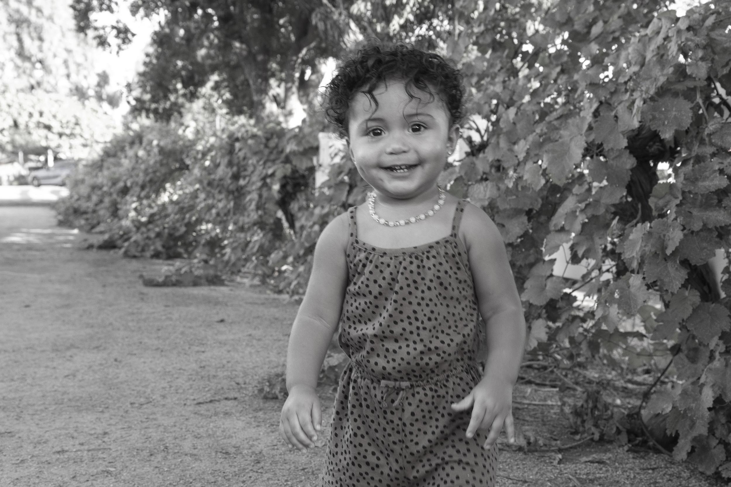 Caris Sanchez Tae Black and White Pic