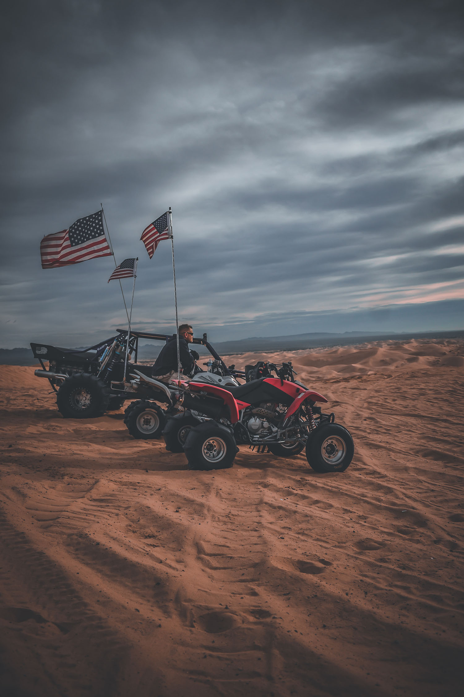 Jayden Sanford Four Wheeling Sand Dunes