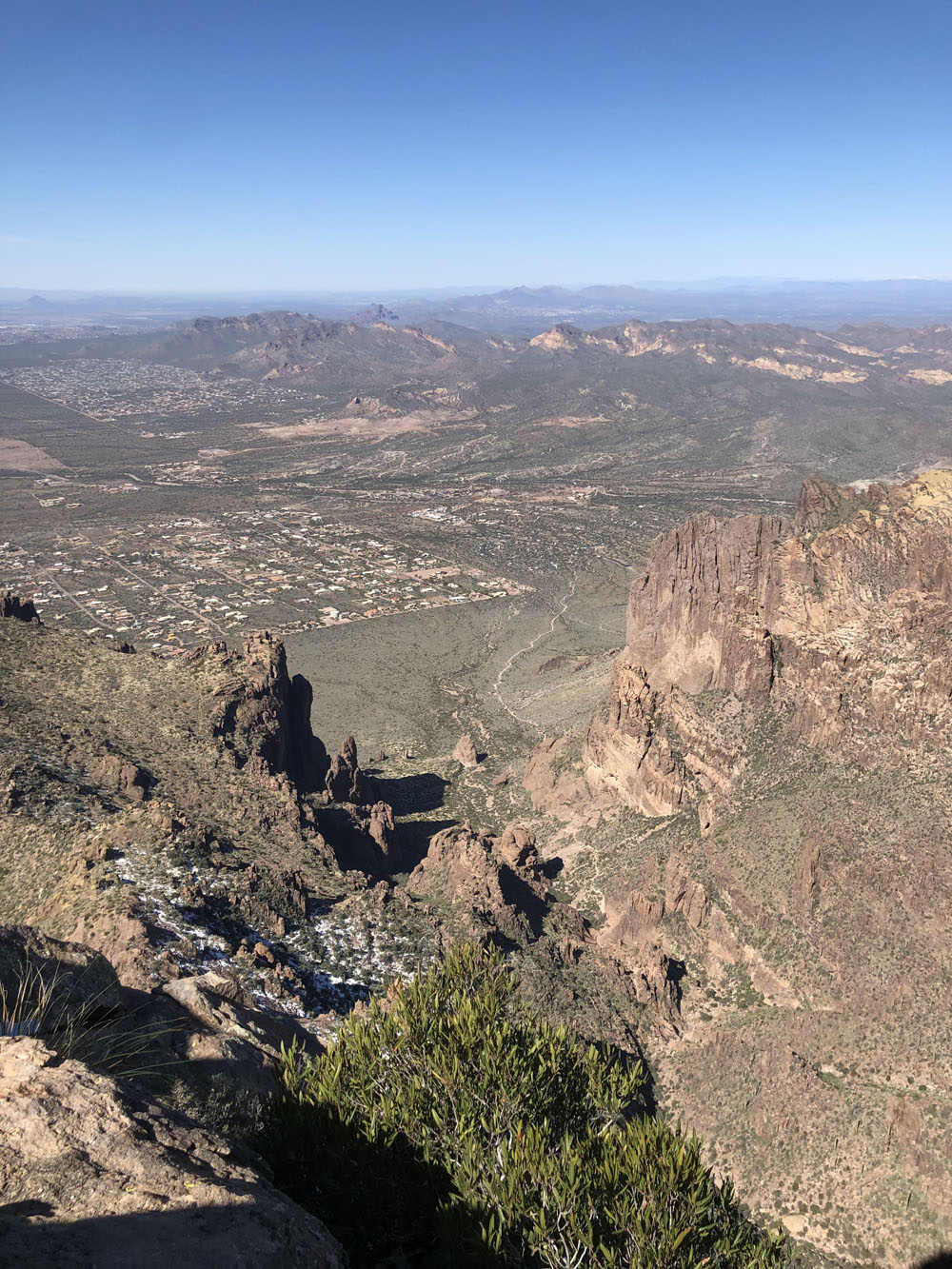 higher view of flat iron