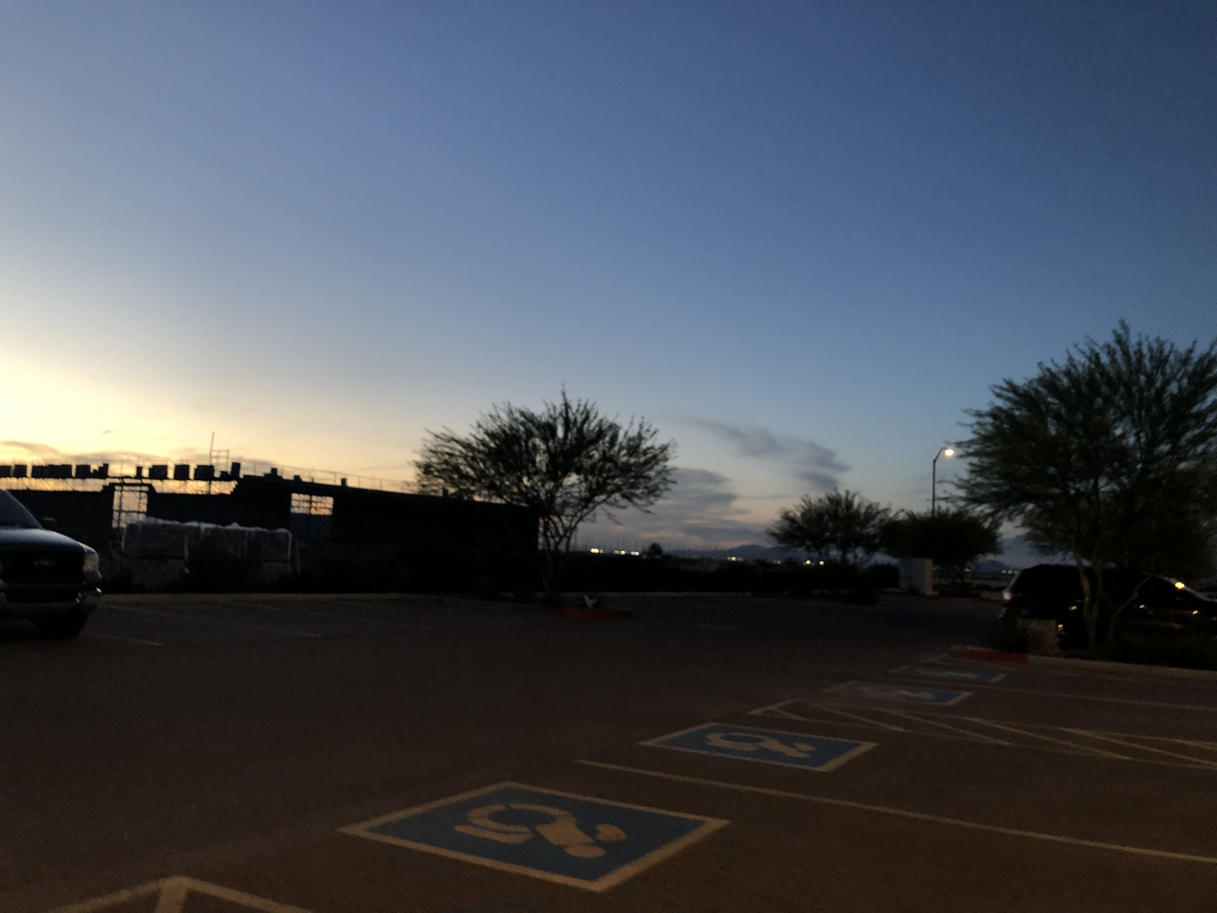 parking lot sky