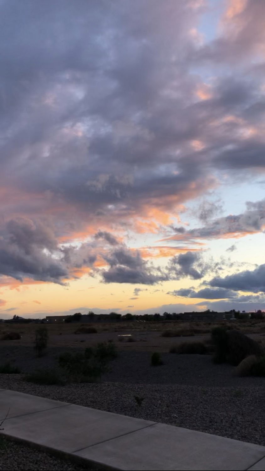 pretty purple and pink sunset