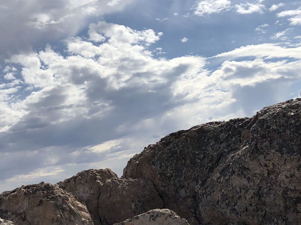 rock and sky