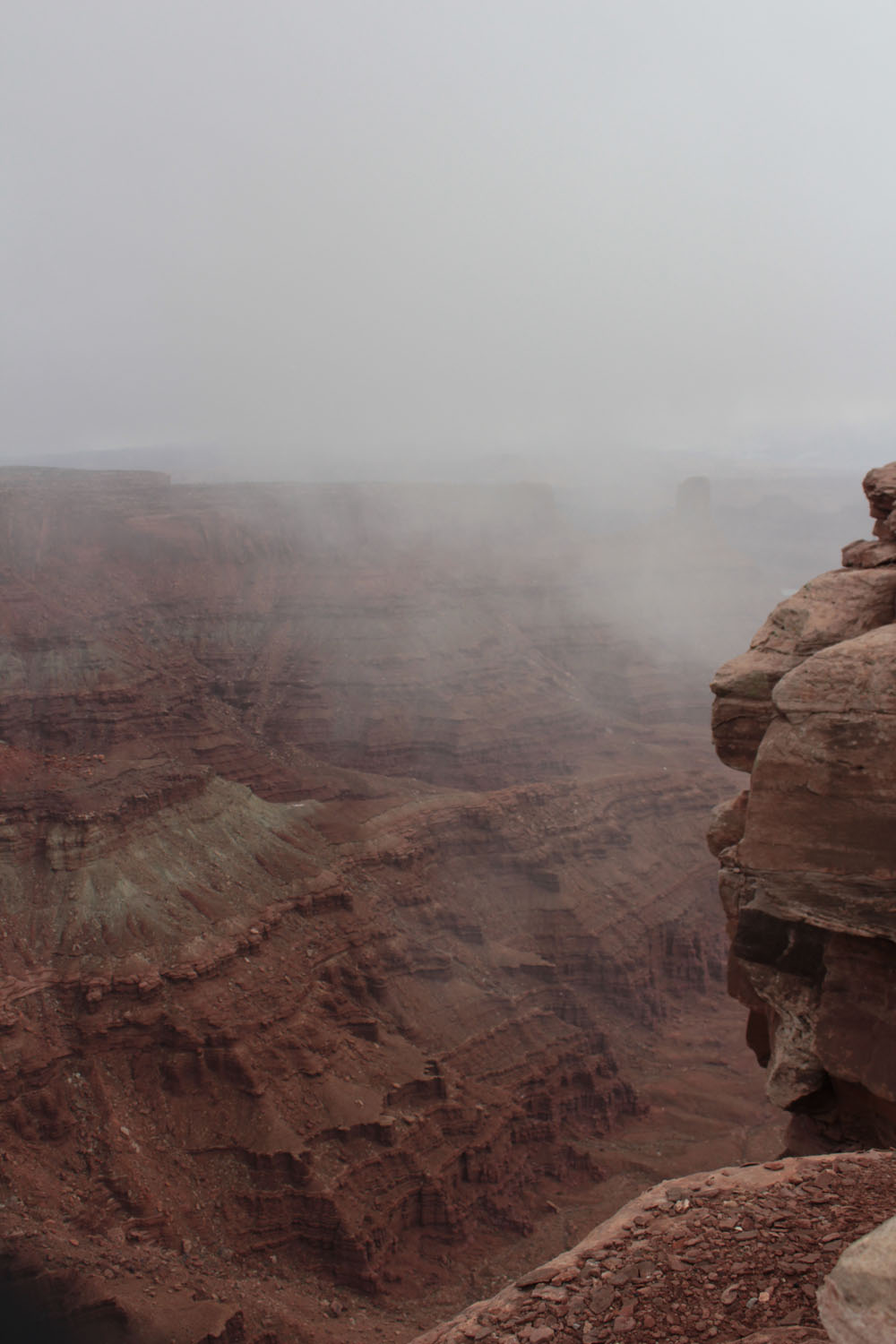 Mountain side fog!